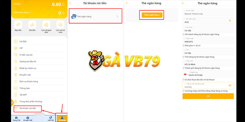 đăng nhập gà vb79